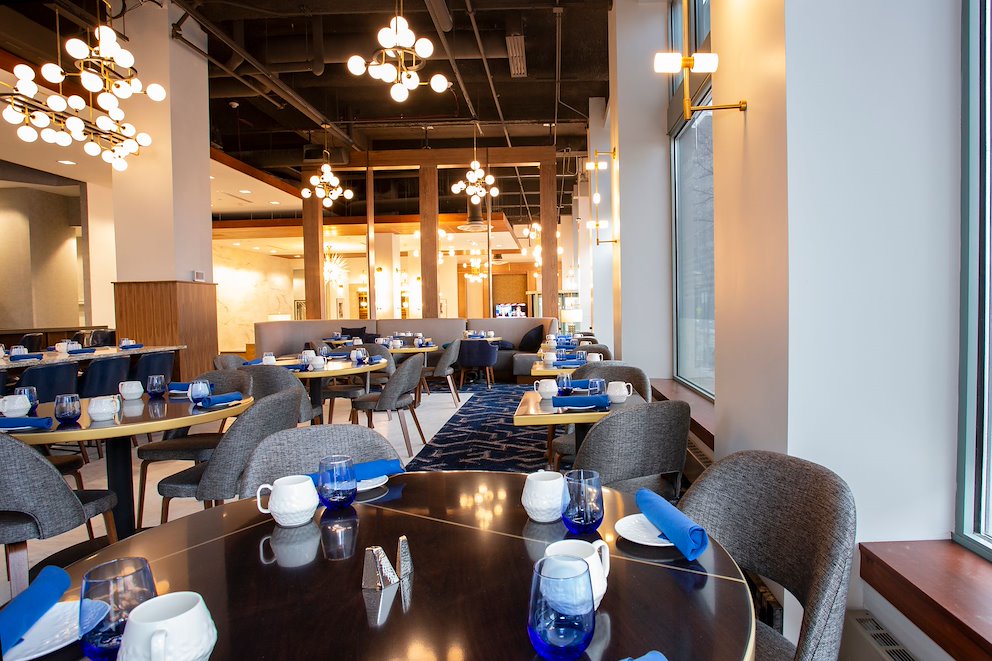 Dining at our Akron hotel