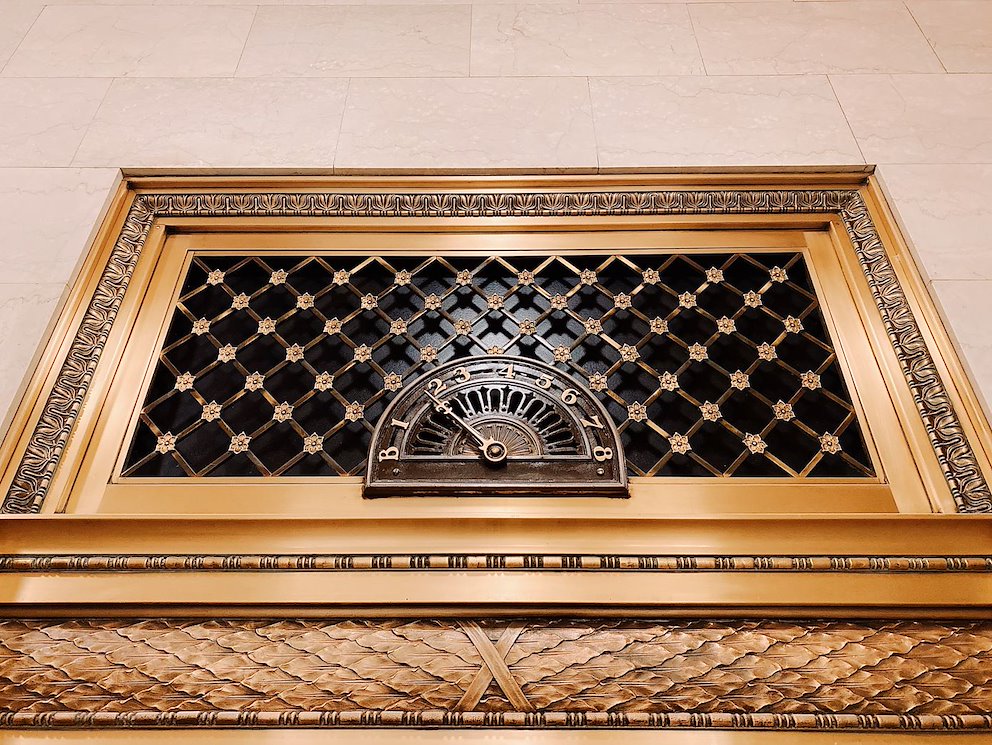 Elevator at our Akron hotel