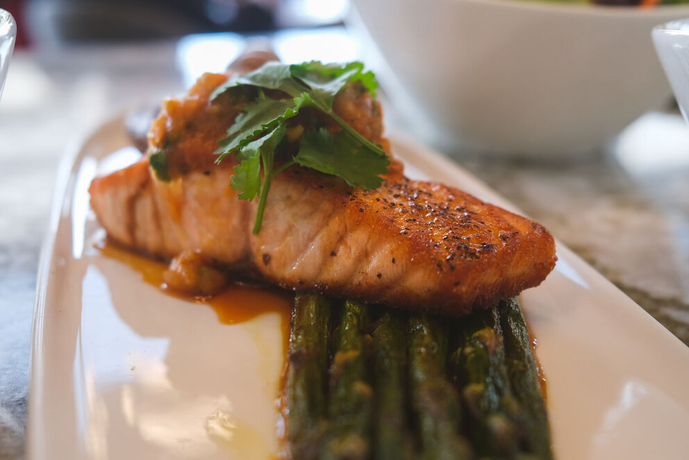 Salmon at our akron restaurant