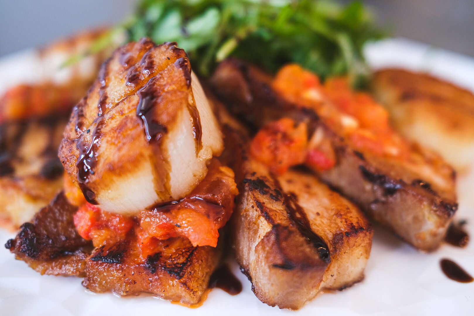 scallops at our akron restaurant